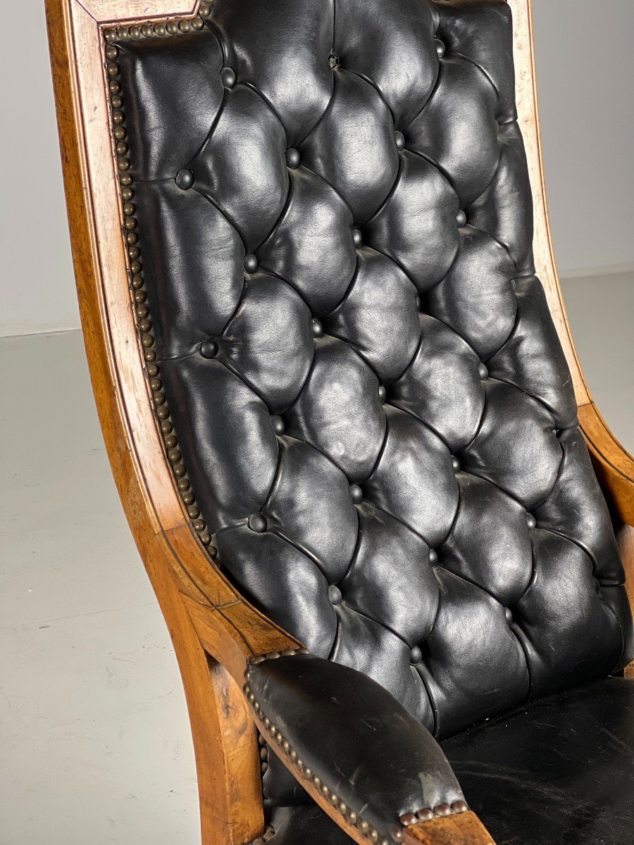 French Hooded Armchair-photo-3