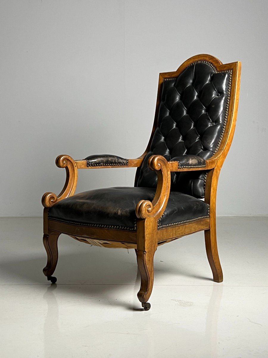 French Hooded Armchair