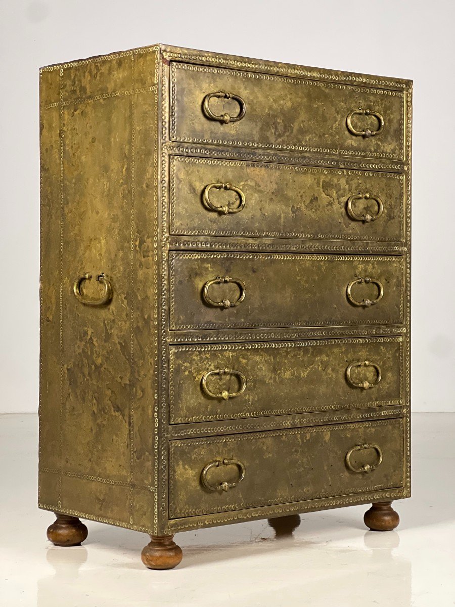 Brass Chest Of Drawers-photo-7