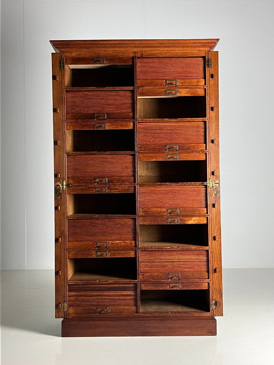 Oak File Cabinet-photo-2