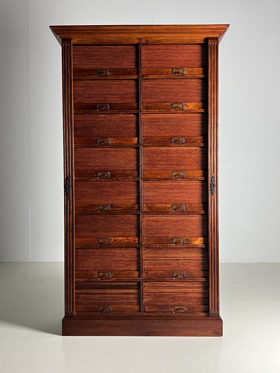 Oak File Cabinet-photo-4