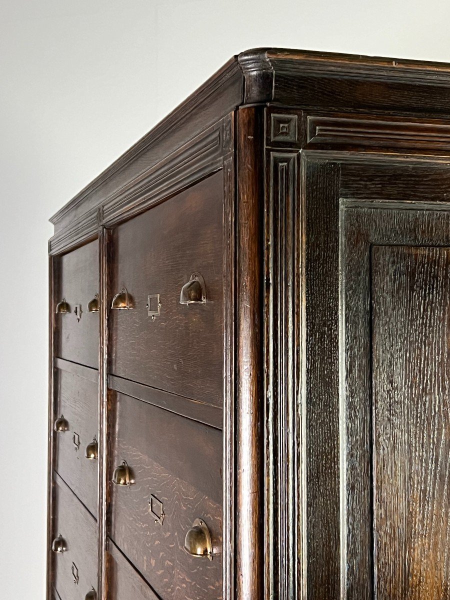 Oak Apthecary Cabinet-photo-6