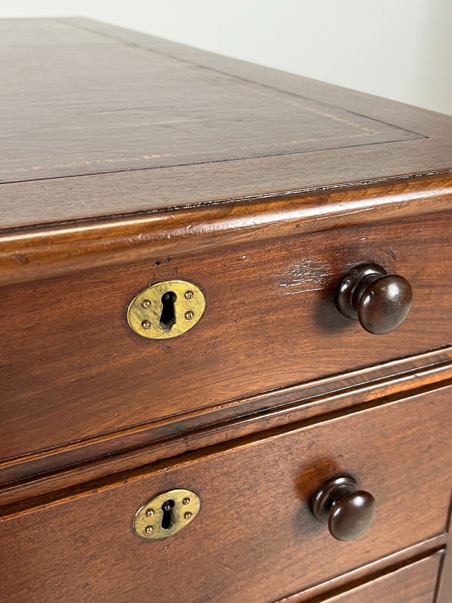 English Mahogany Desk-photo-3