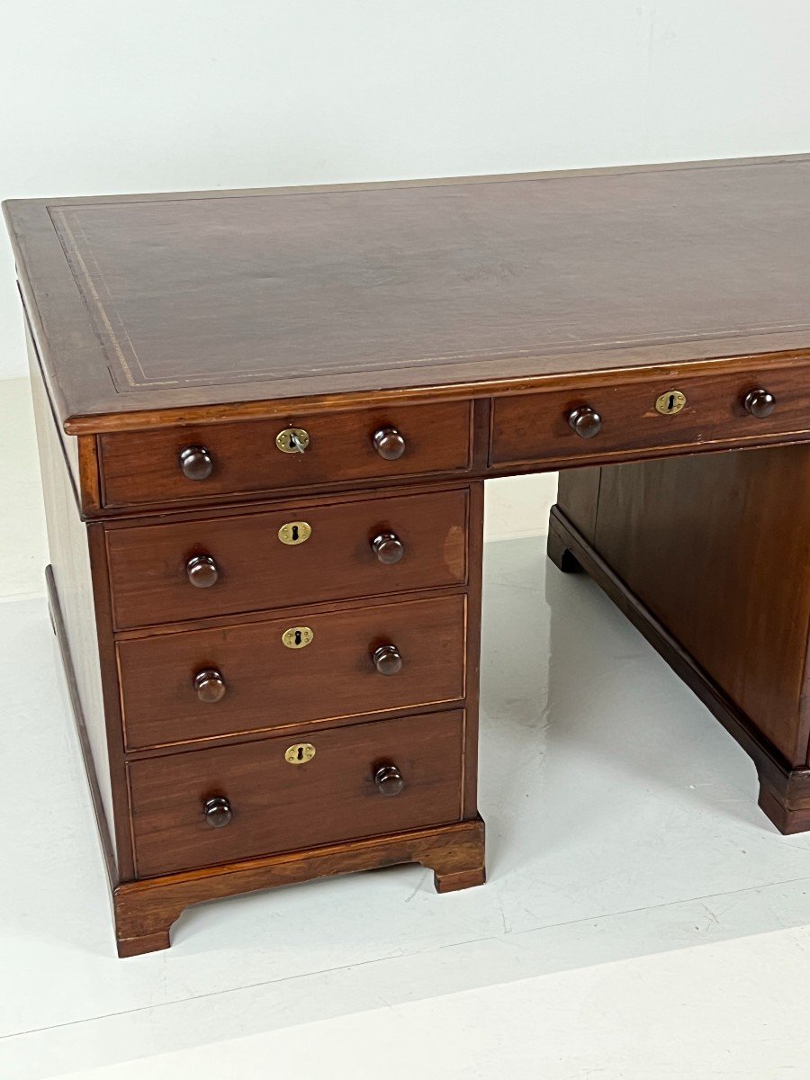 English Mahogany Desk-photo-5