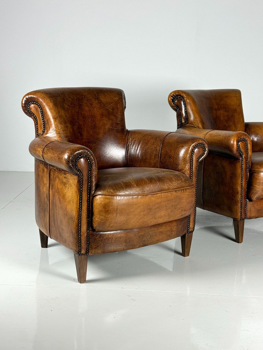 Sheepskin Club Chairs