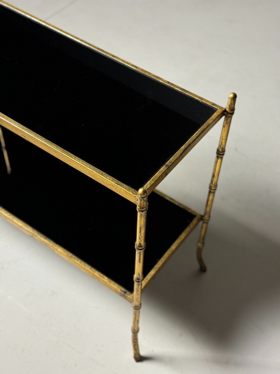 Faux Bamboo Side Table-photo-7