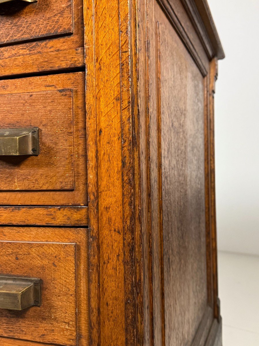 Oak Counter Brussels 1900-photo-2