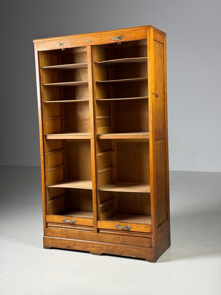 Oak File Cabinet-photo-2