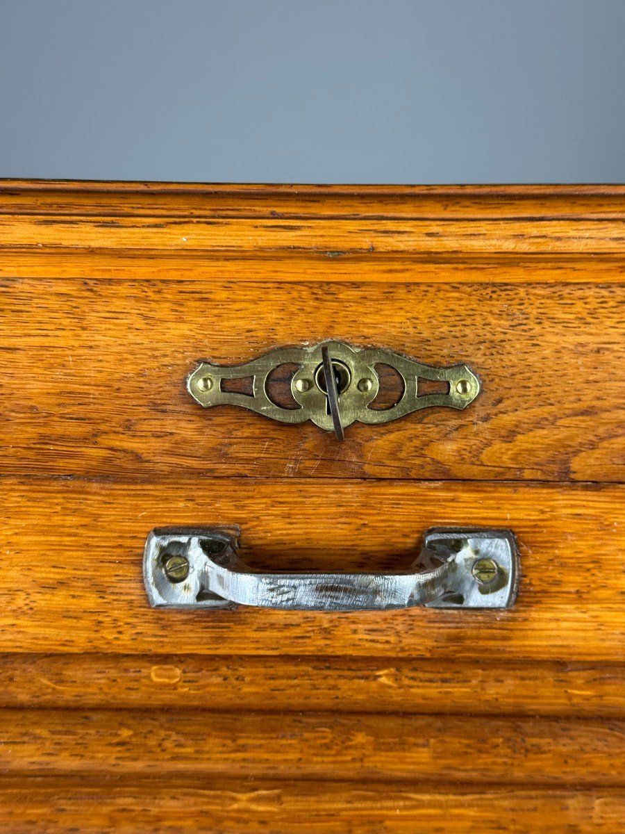 Oak File Cabinet-photo-3