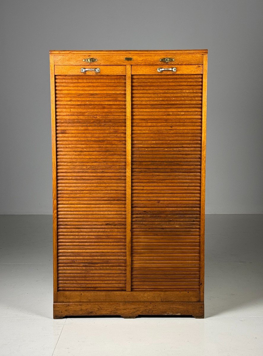 Oak File Cabinet