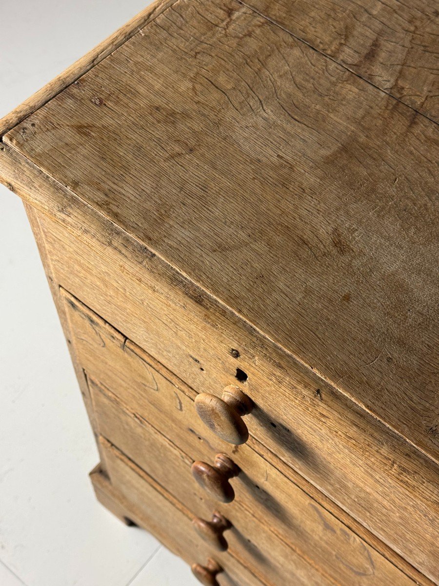 Washed Oak Chest Of Drawers-photo-3