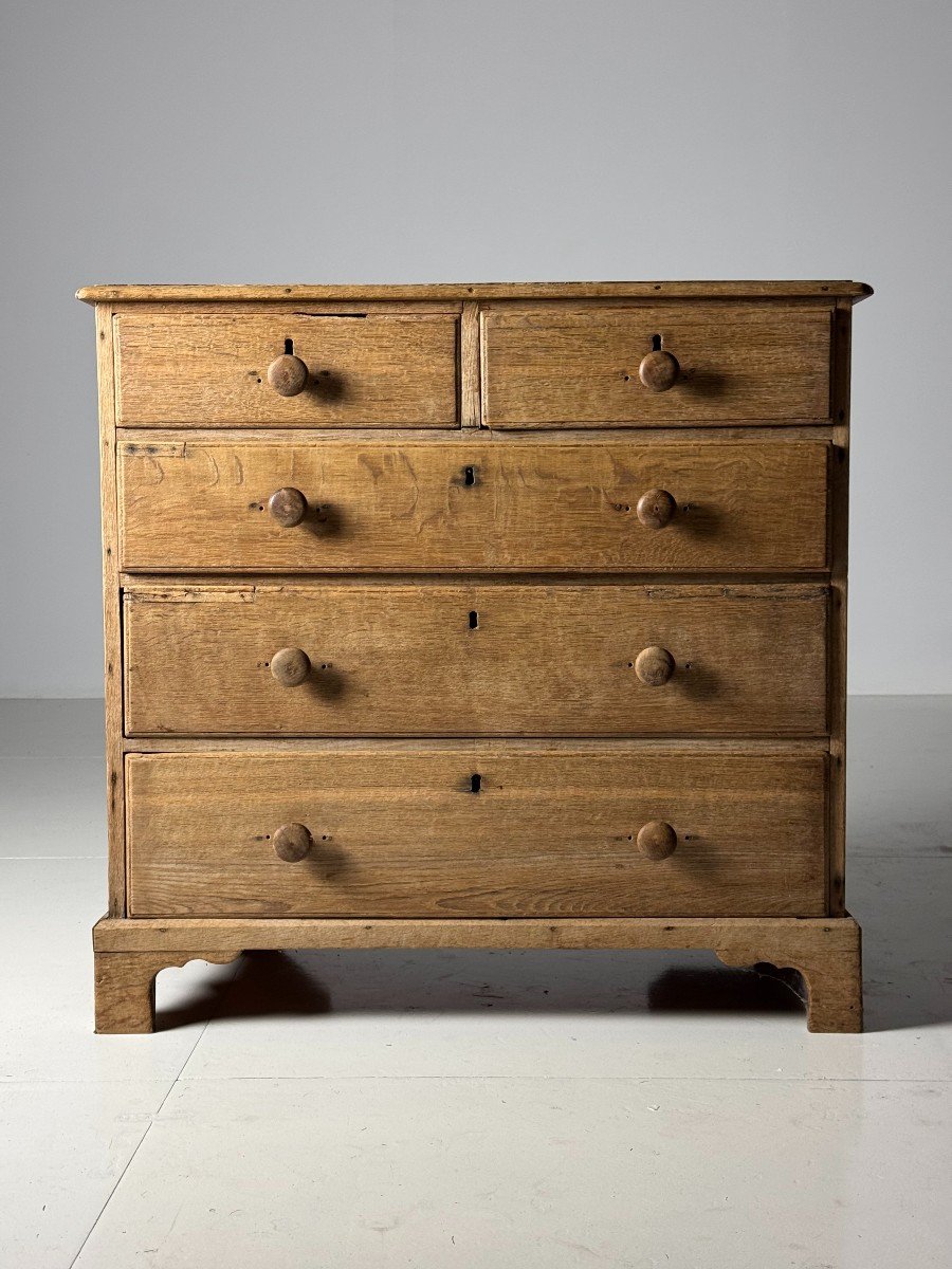 Washed Oak Chest Of Drawers-photo-8