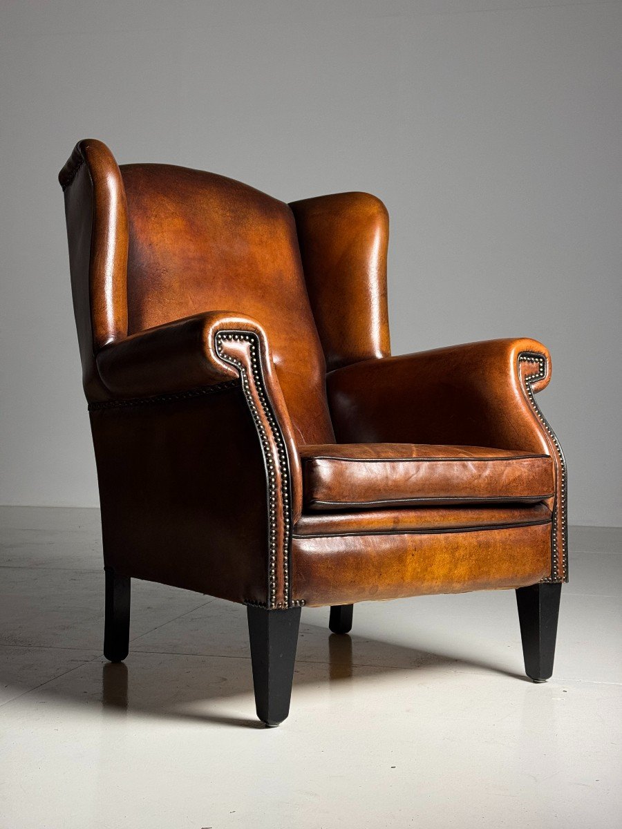 Fauteuil Club En Peau De Mouton