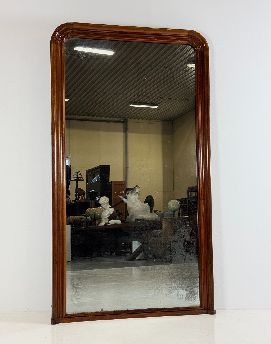 Louis Philippe Mahogany Mirror-photo-8