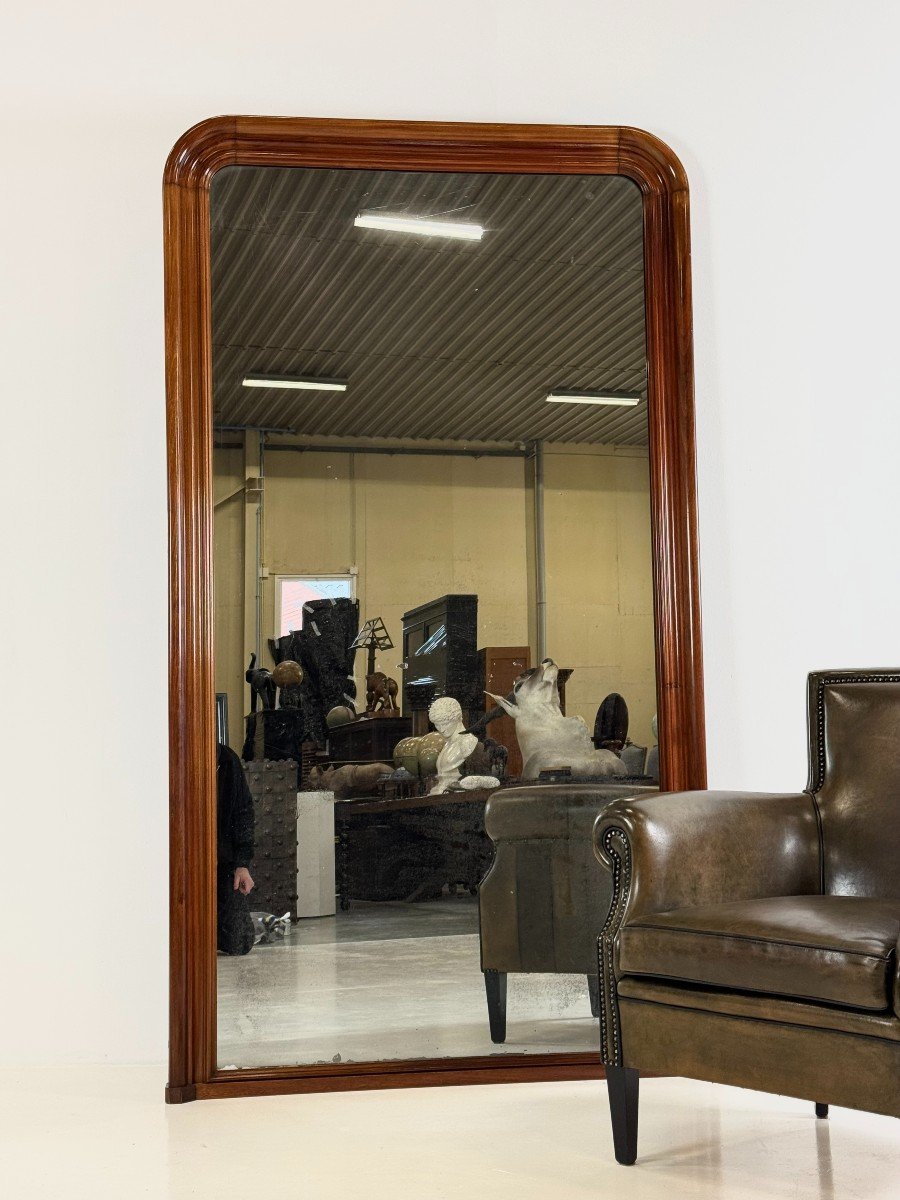 Louis Philippe Mahogany Mirror