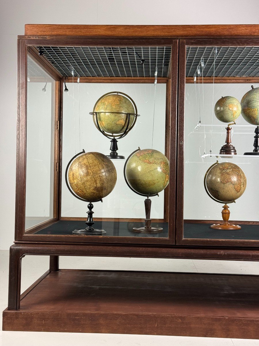 1900 Oak Museum Display Case-photo-2