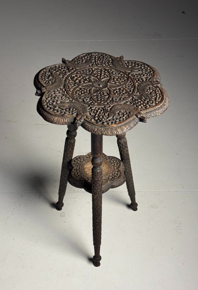 Set Of 2 Asian Side Tables-photo-4