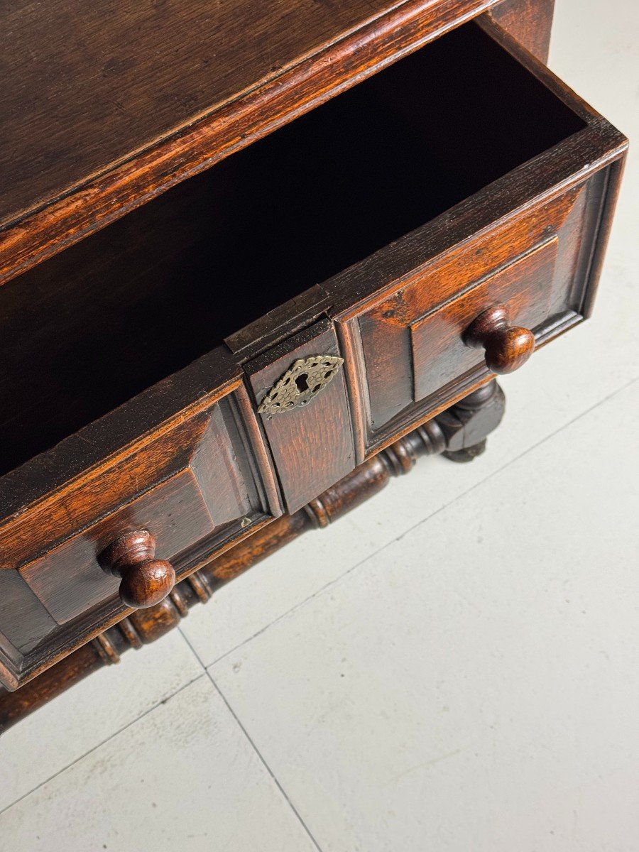 Antique English Oak Sideboard Circa 1800-photo-4