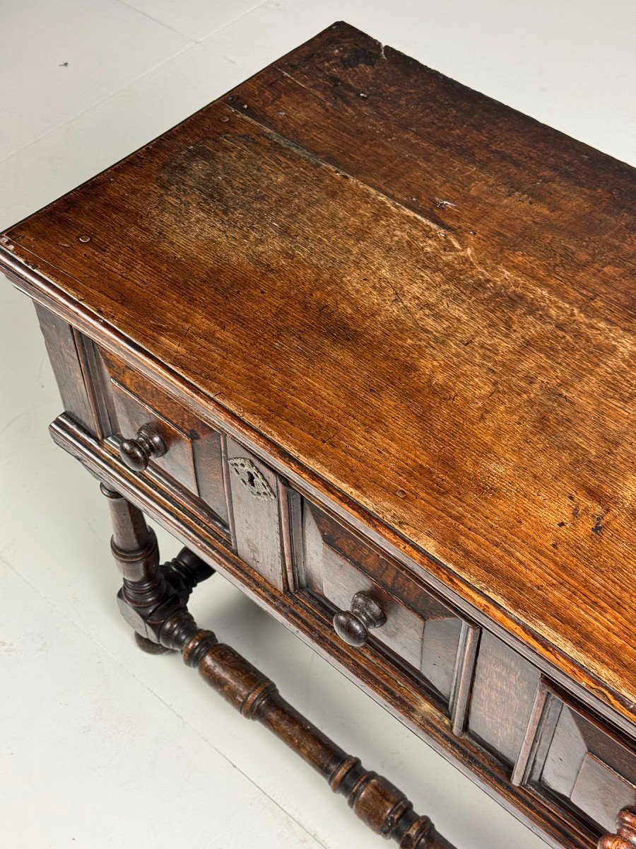 Antique English Oak Sideboard Circa 1800-photo-4