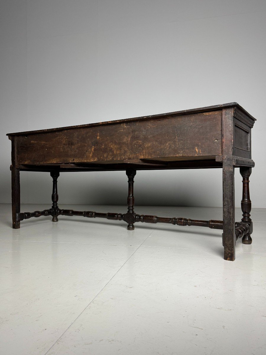 Antique English Oak Sideboard Circa 1800-photo-8