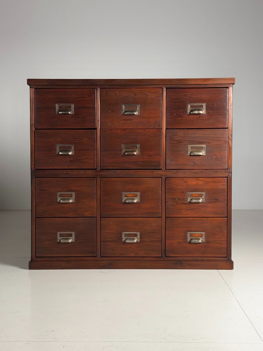 Vintage Apothecary Chest Of Drawers