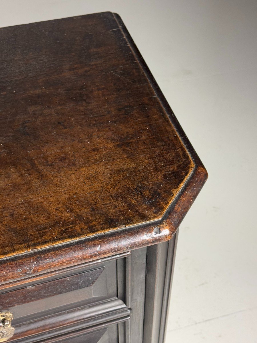 18th Century Italian Chest Of Drawers In Dark Walnut-photo-2