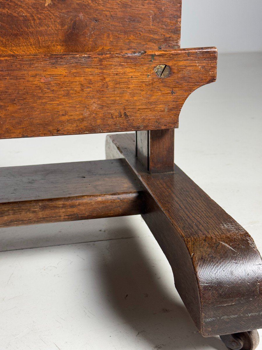 19th Century Oak Easel-photo-3
