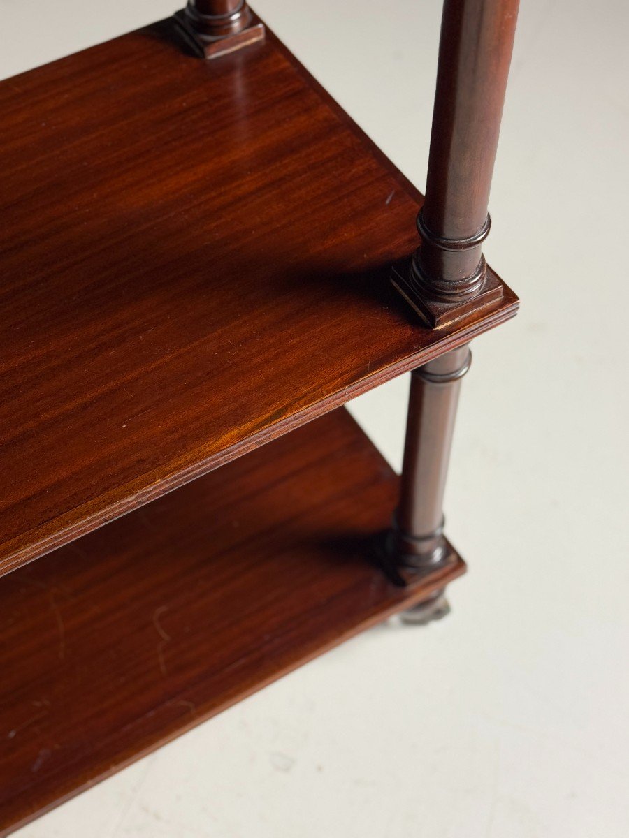 Set Of 2 Mahogany Shelves-photo-3