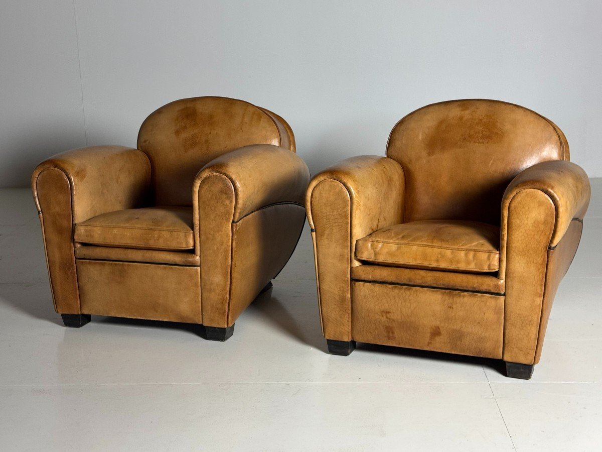 Bart Van Bekhoven Art Deco Club Armchairs