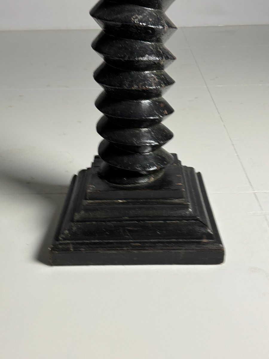 Vintage Black Screw French Column-photo-2