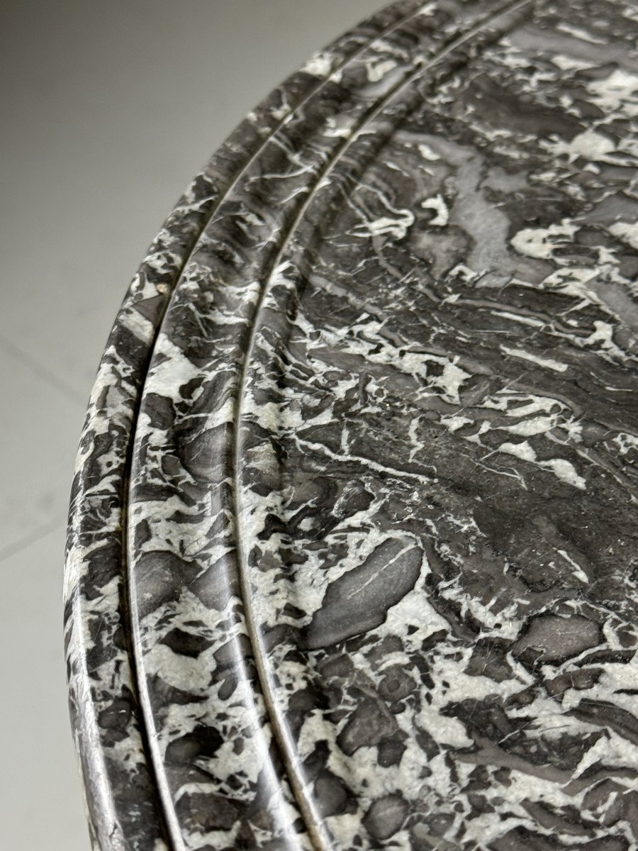Table Empire Gueridon Blanc Antique-photo-2