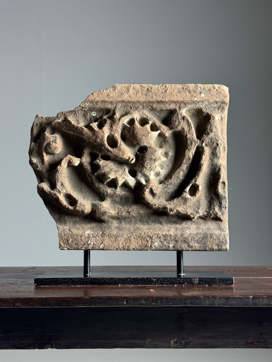 19th Century Hand Carved Stone Ornament