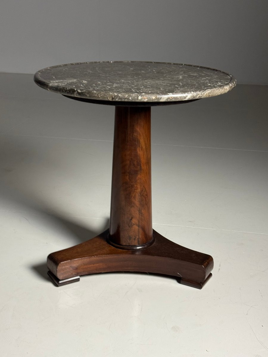 Table Empire Guéridon Français Antique 19ème Siècle-photo-8