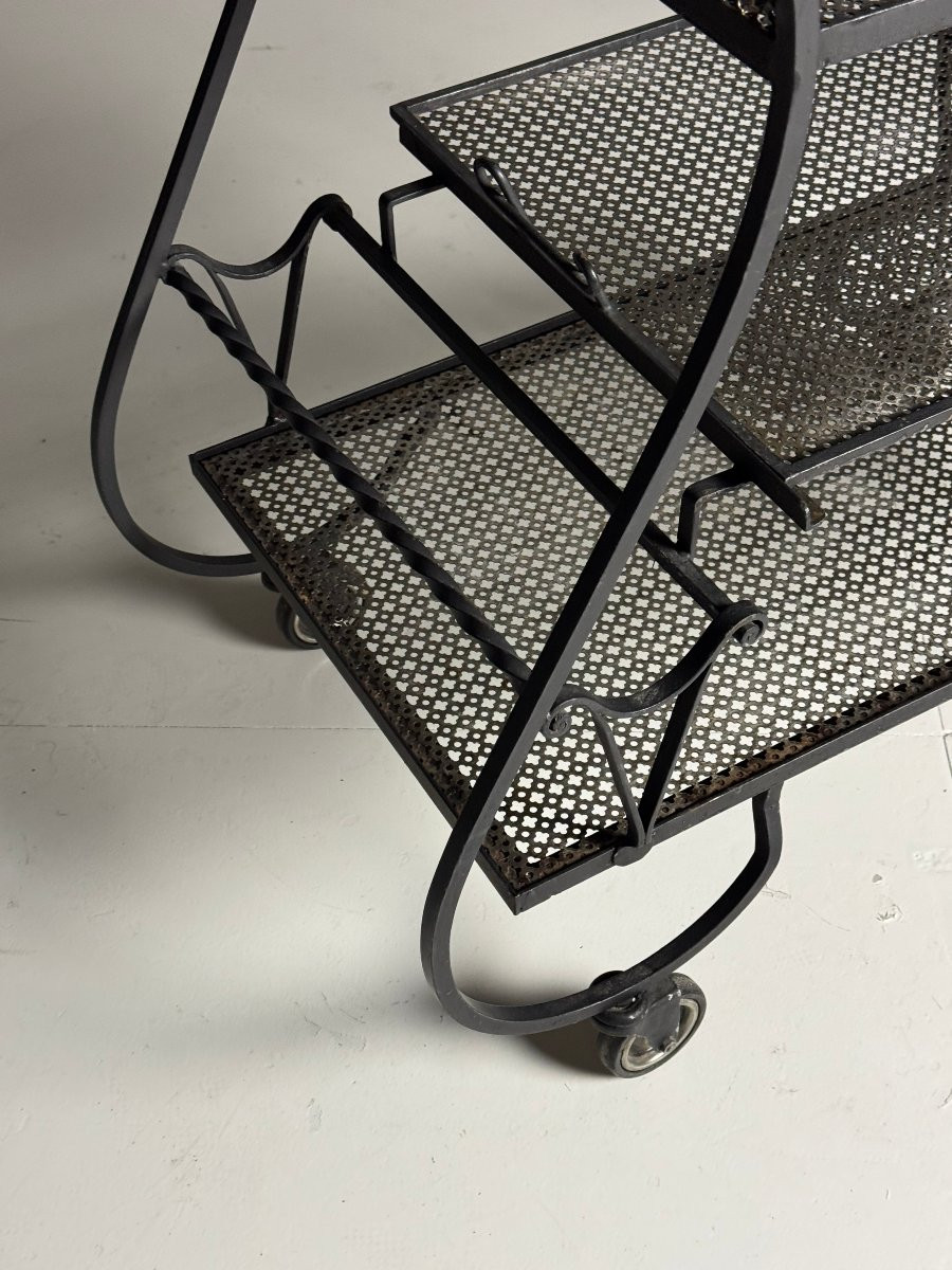 Classic Metal Serving Trolley-photo-3