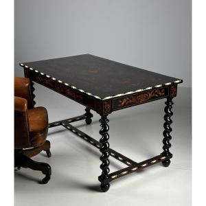 Marquetry Center Table