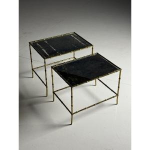 Tables Gigognes En Faux Bambou