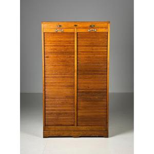 Oak File Cabinet