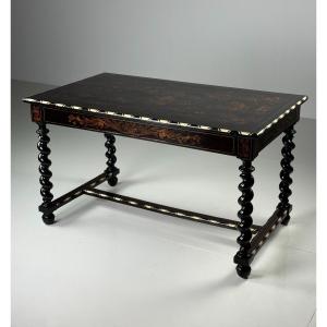 Dutch Marquetry Center Table