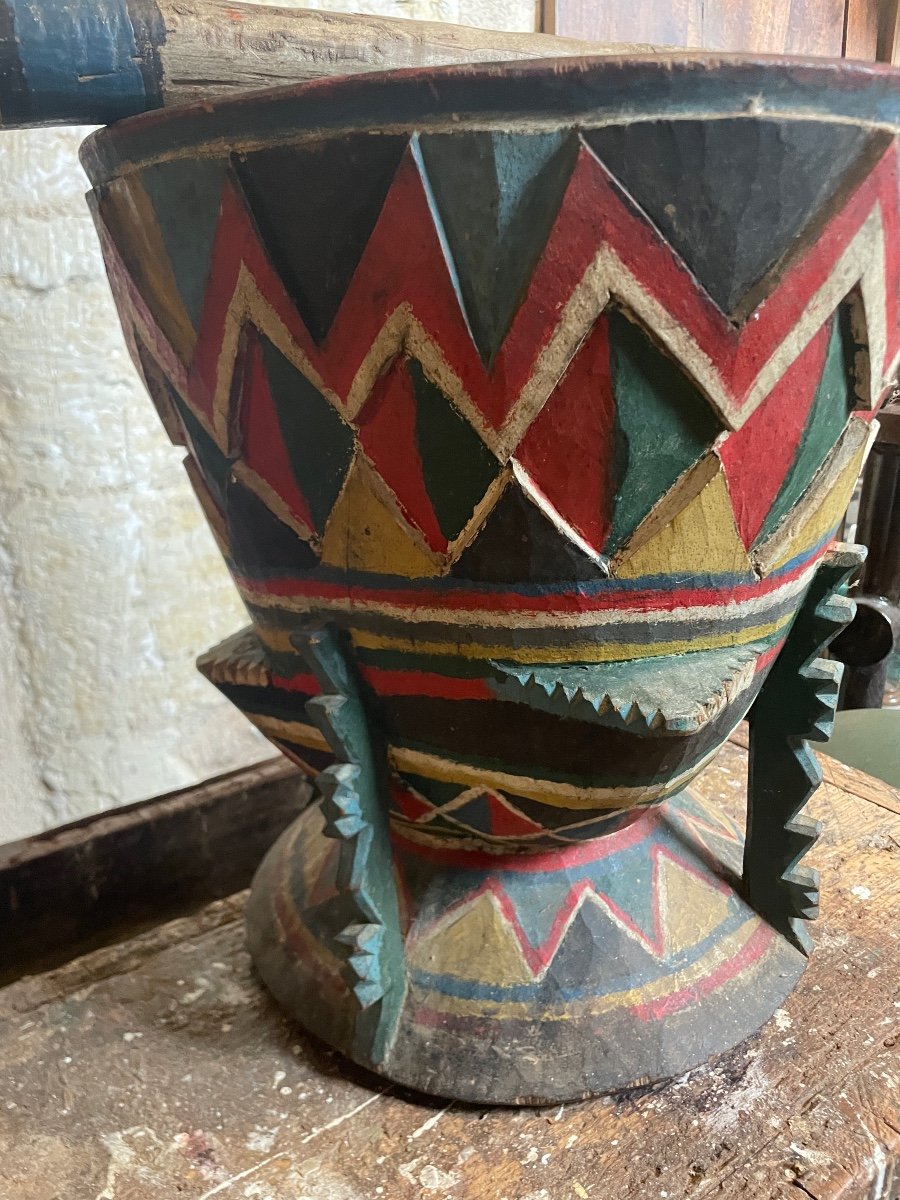 Polychrome Wood Mortar -photo-3