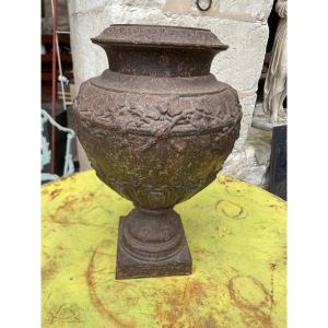 Superb Cast Iron Urn From Maison Allez