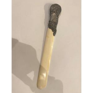 Rare Louis XV Style Solid Silver Letter Opener