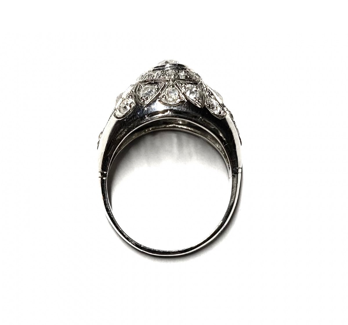 Art Deco Ring Diamonds (1.20 Carats) Platinum-photo-2