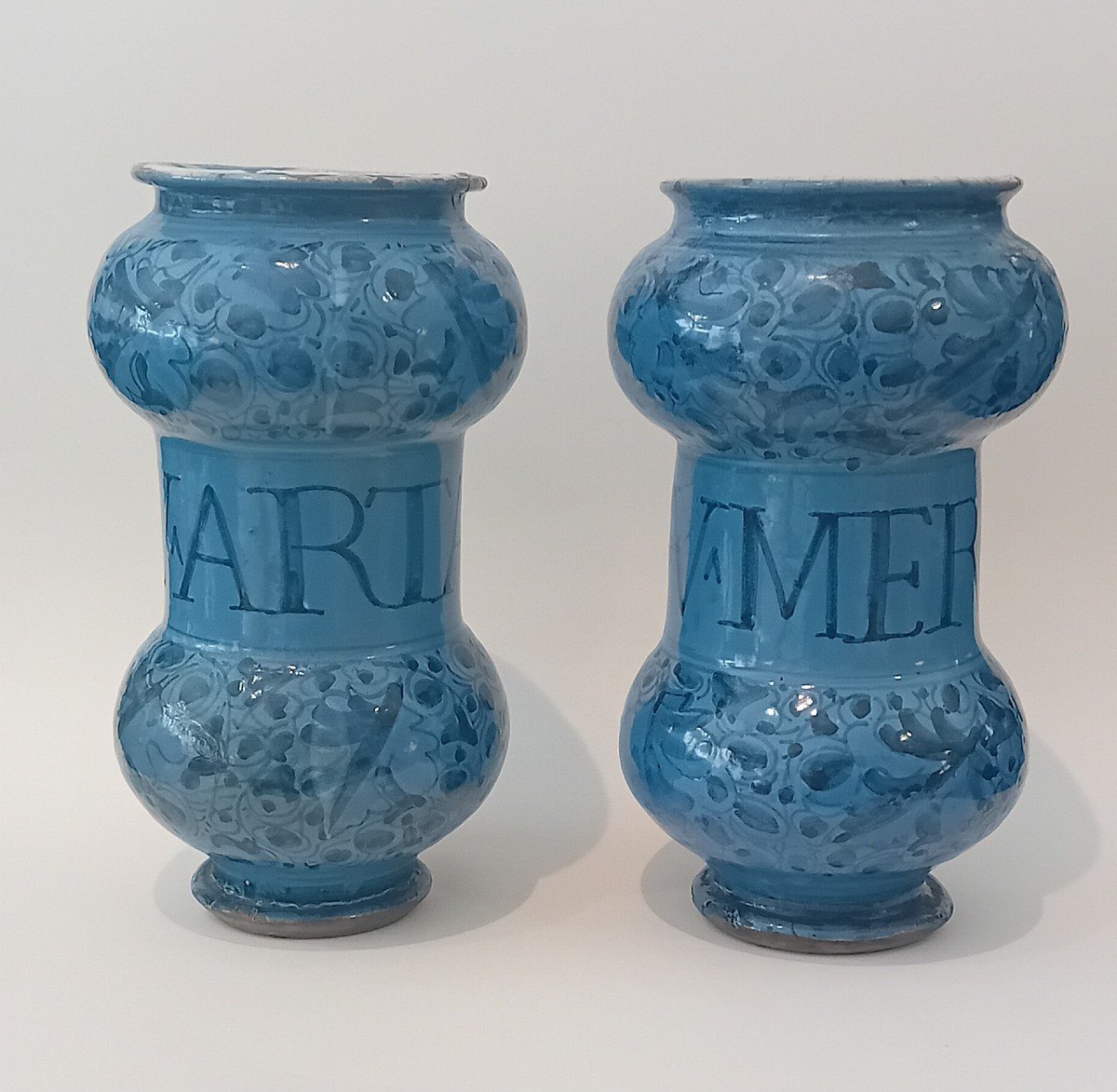 Paire De Vases Albarelli Rome-photo-4