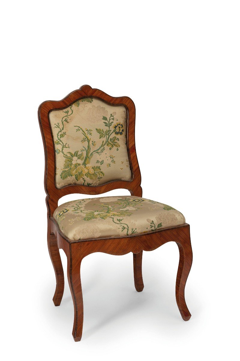 Four Elegant Louis XV Style Chairs-photo-4