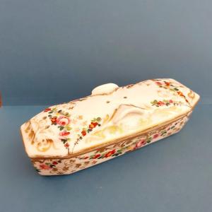 Porcelain  French Decorated Box