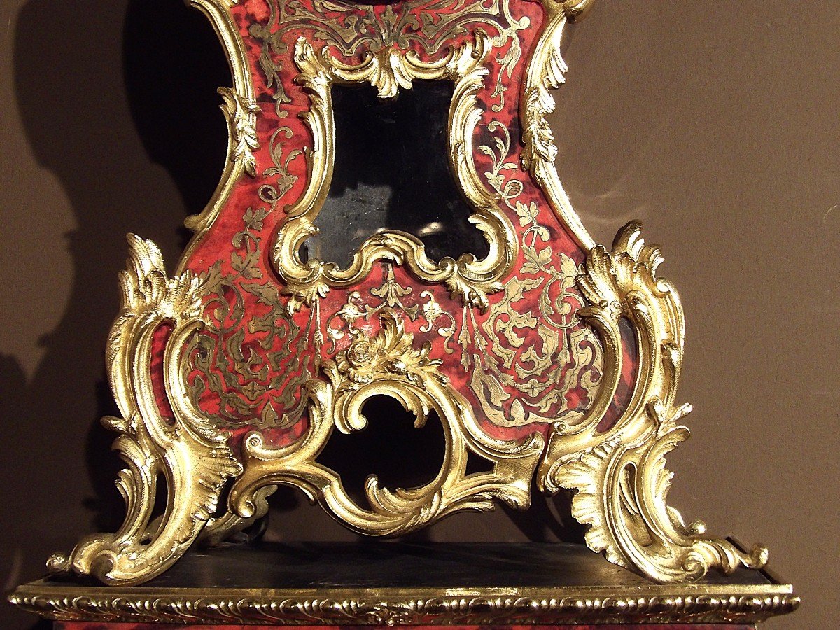 Boulle Tortoiseshell Marquetry Cartel-photo-1