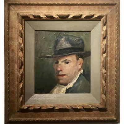 Edmond Heuze (1884-1967) - Self-portrait 20 Years
