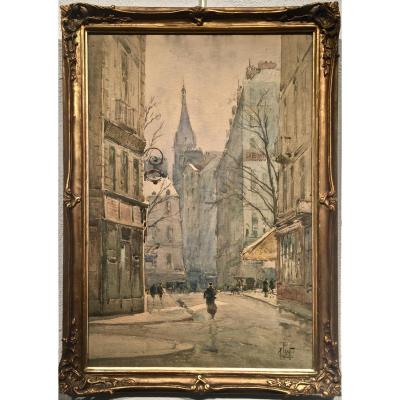 St. Sevrin - Paris 1900 - René Leverd (1830-1938)