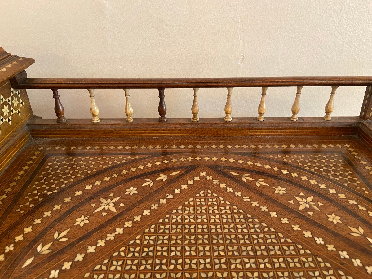 19th Century Syrian Marquetry Desk-photo-1