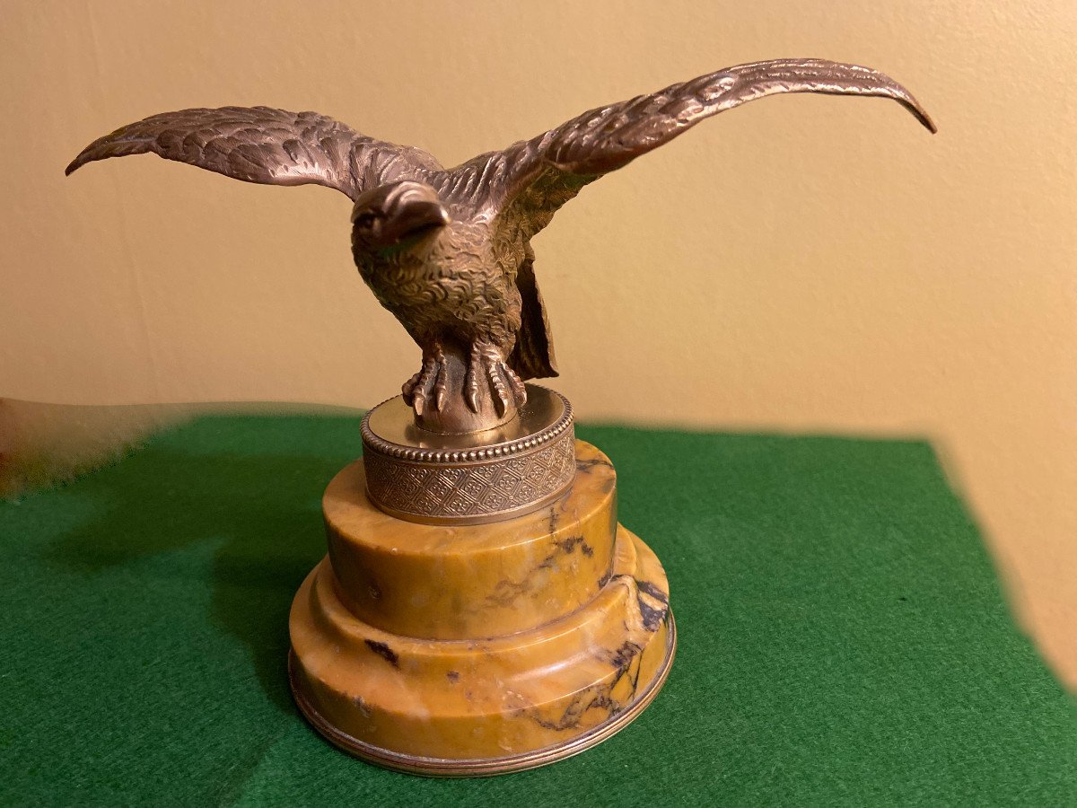 Bronze Eagle On Base -photo-2